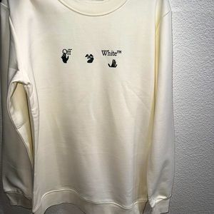 Brand New Off-White Crewneck size Medium.Original Tags are still attached.Side L